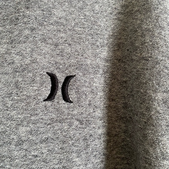 Men’s Hurley Getaway Fleece Zip Hoodie in Dark Storm size L - Picture 6 of 12